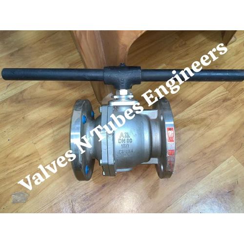 Ail Stainless Steel Dn-80 Ball Valve - Color: Silver