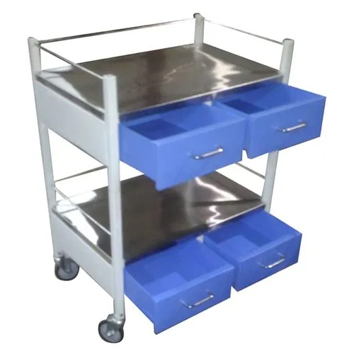 Surgical Instrument Trolley - Color: Blue