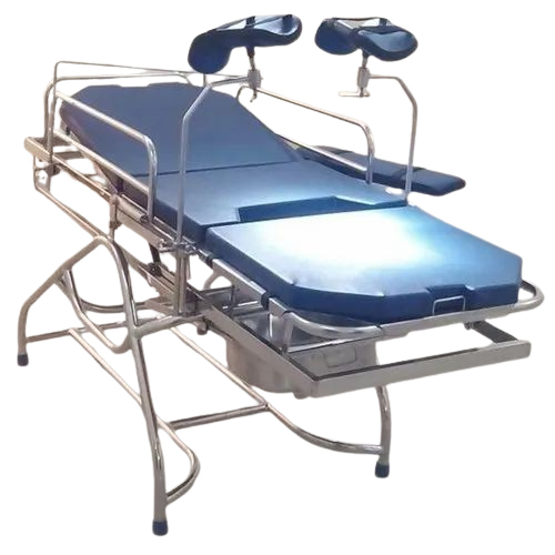 Ss Telescopic Labour Table - Design: Standard