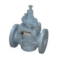 Cast Iron Orange Taper Plug Valve - Color: Silver