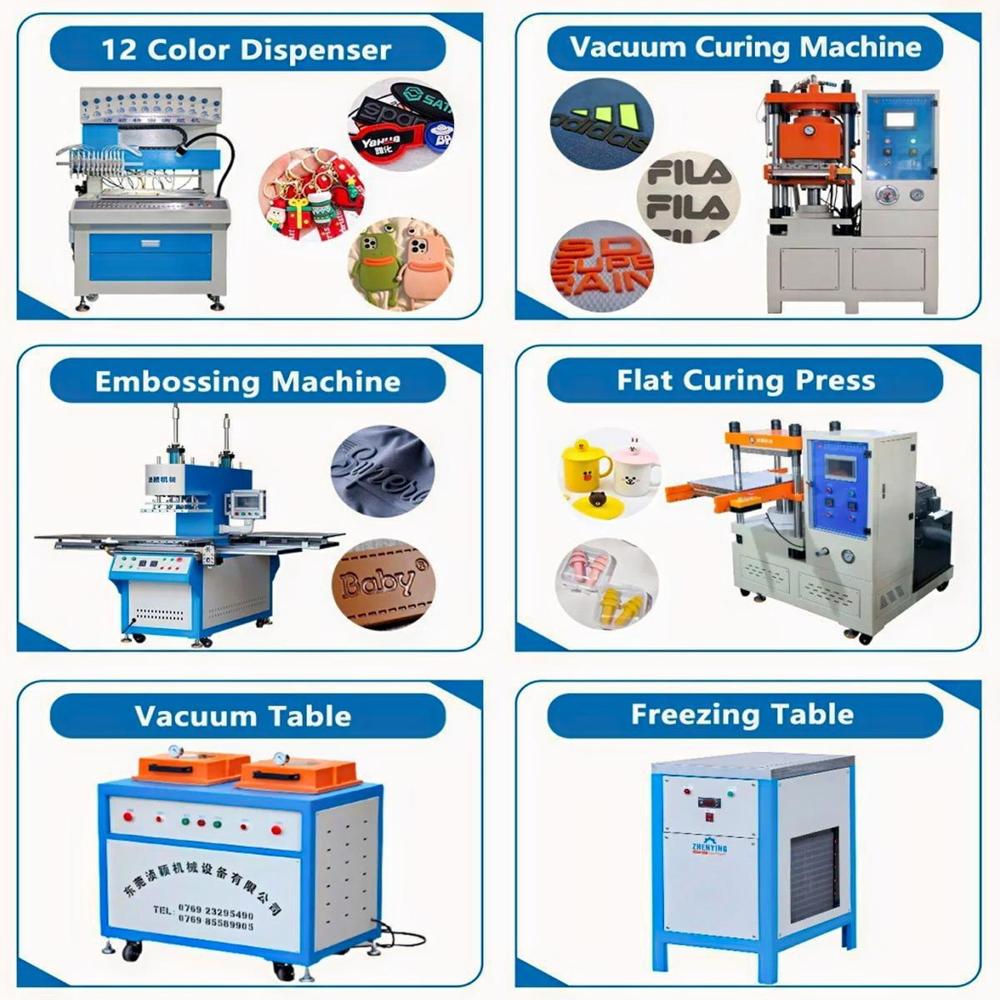 Automatic Pvc Rubber Garment Label Making Machine - Color: Multicolor