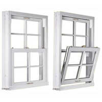 12mm Upvc Sash Windows - Color: White
