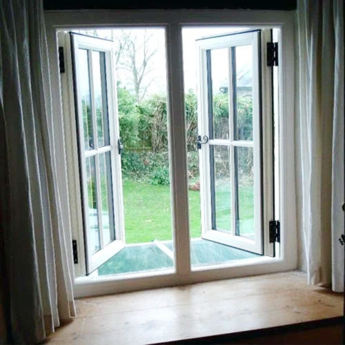 60Mm Upvc Glass Window - Color: White