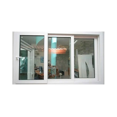 6Mm Triple Upvc Sliding Window - Color: White
