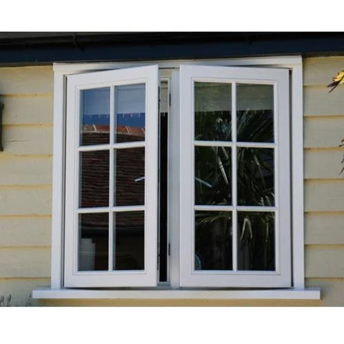 6Mm Upvc French Window - Color: White