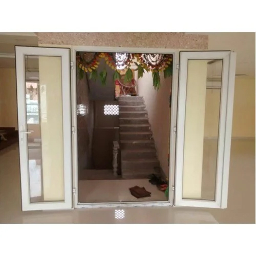 15Mm Upvc Glass Door - Color: White