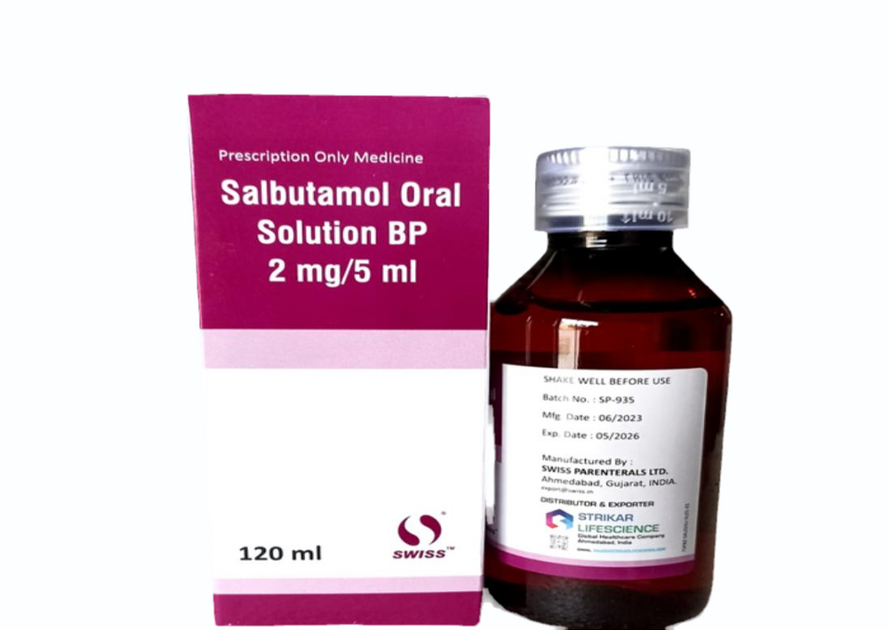 Salbutamol Oral Solution BP 2mg/5ml