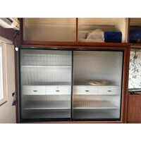 Fluted Glass Aristo Wardrobe - Color: Transparent