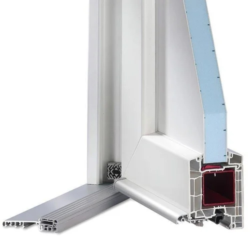 8Mm Upvc Door Profile - Color: White