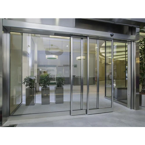 Aluminum Telescopic Door - Color: Silver