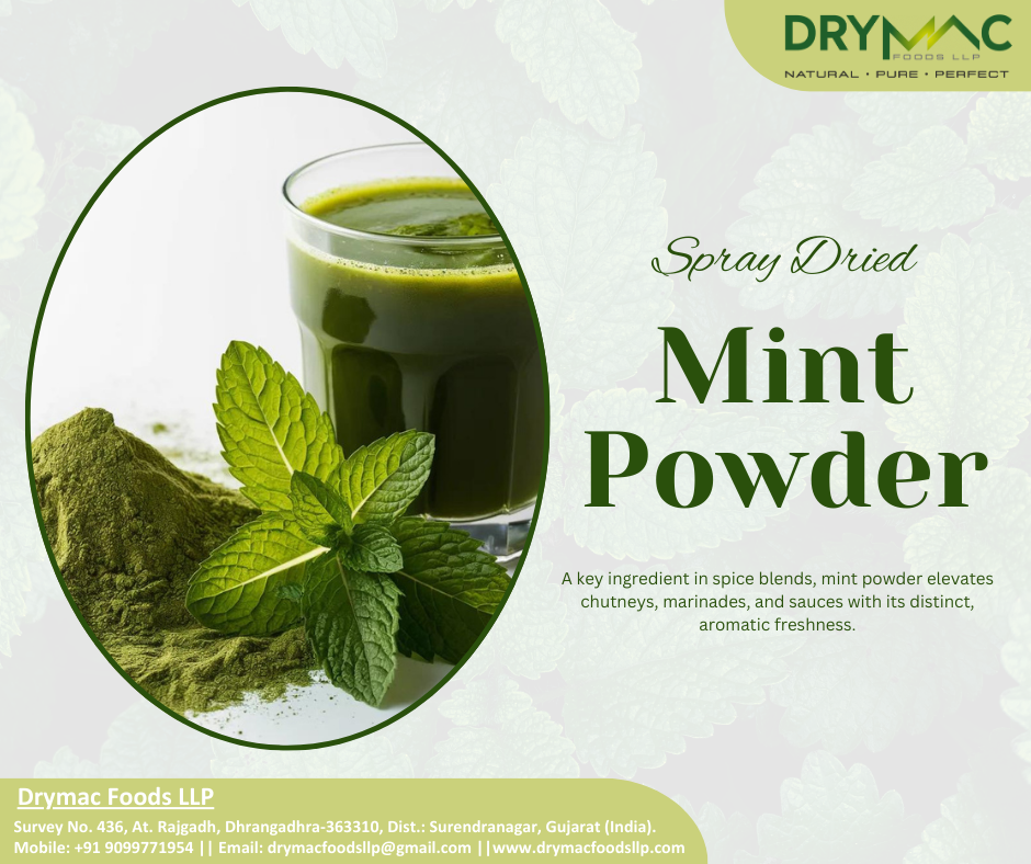 Mint Leaves Powder - Powder Form, Shelf Life: 12 Months | Soluble In Water, Ideal For Beverages, Bakery Products, And Jellies