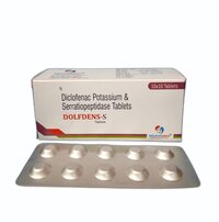 Serratiopeptidase & Diclofenac Potassium Tablets 10/50mg