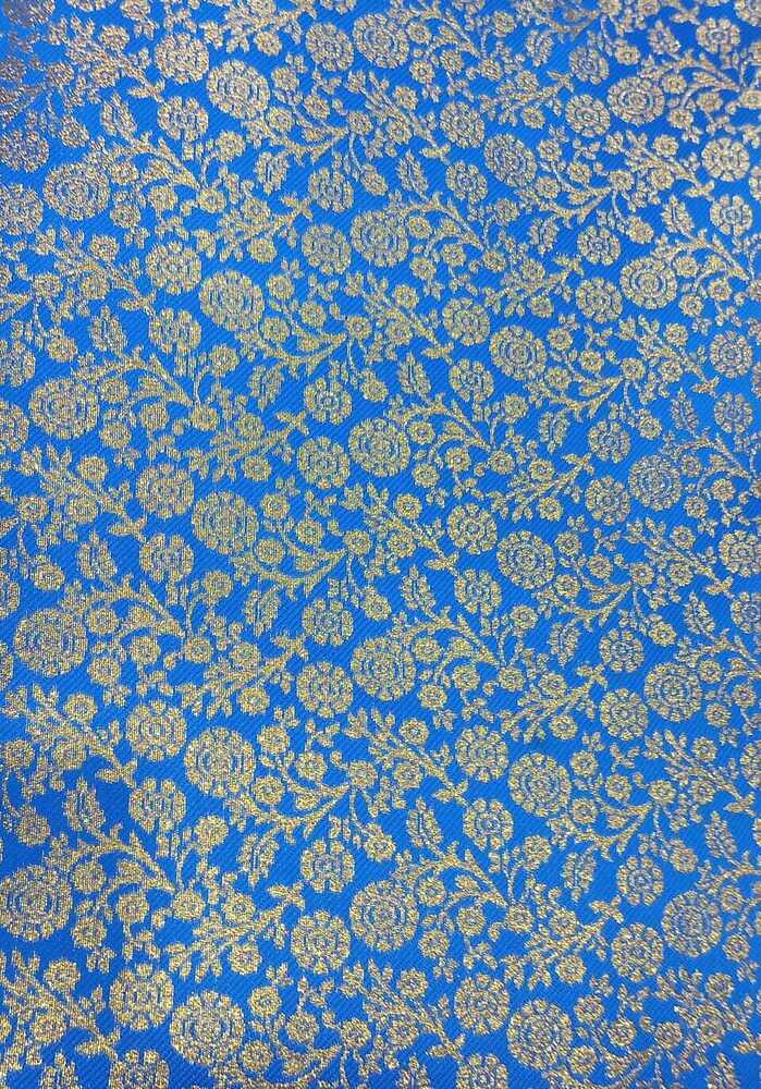 Brocade God Fabrics - Cotton, Customizable Size, Multi-color Options | Elegant Indian-style Cushion With Washable Brocade Design