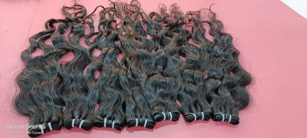 100% Natural Virgin Wavy Human Hair Extensions