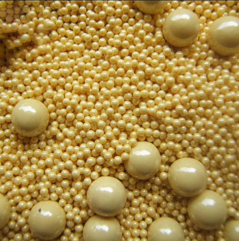 Ceria stabilized zirconia beads