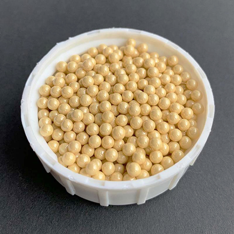 Ceria stabilized zirconia beads