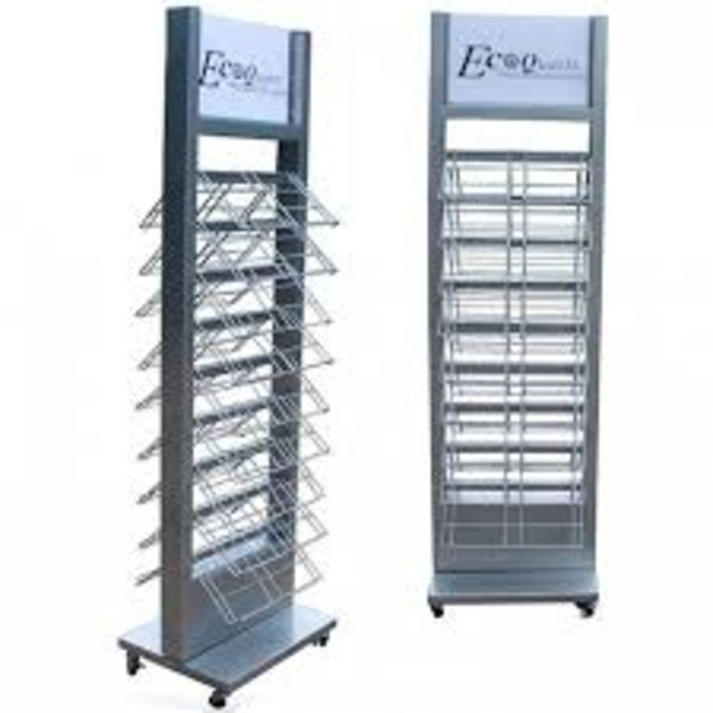 Silver Electronic Products Display Stand