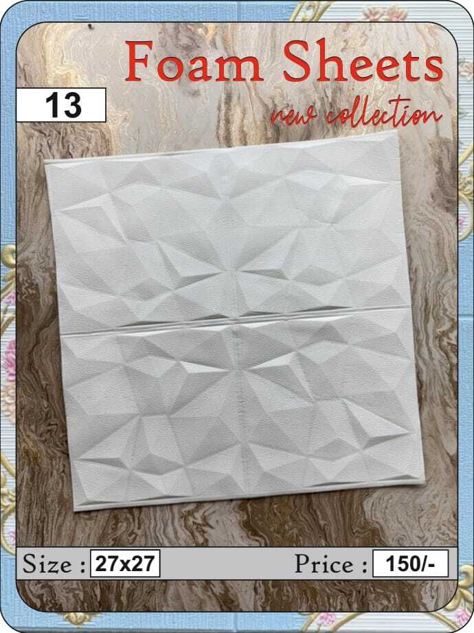 Foam Sheet (27x27) - High-quality Foam, 27x27 Inches, White Or Black Options | Lightweight, Flexible, Water-resistant, Multipurpose Design