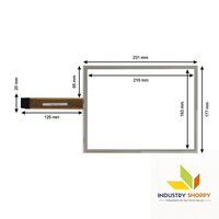 Touch Screen for Allen Bradley 2711P-RDB10C HMI Controller