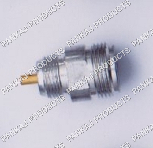 N Female Bulk Head - Steel Alloy, 2-5 Inch Size | High Tensile Strength, Durable, Temperature Resistant, CNC Machining, Plated Finish