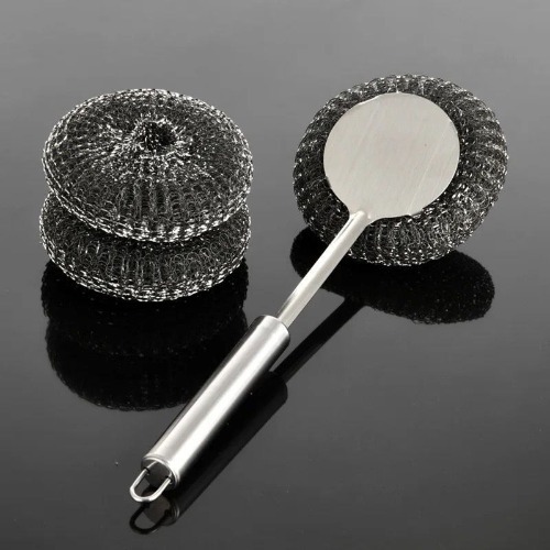 Steel Handle Scrubber