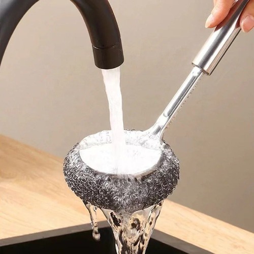 Steel Handle Scrubber