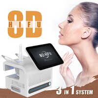 Professional 8d Hifu Machine High Frequency Beauty Device For Skin Tightening - Color: Black