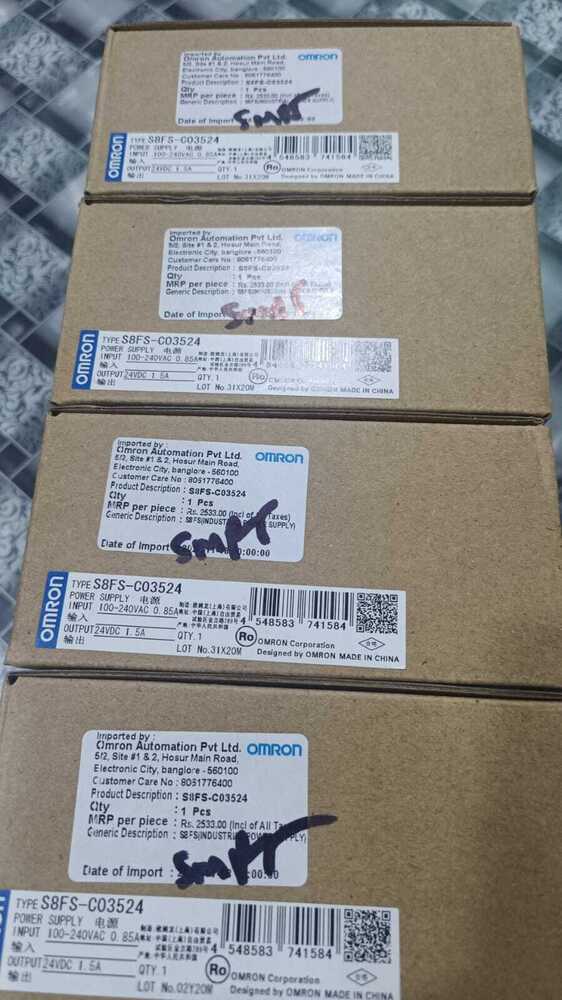 OMRON POWER SUPPLY 100-240VAC, S8FS-C03524