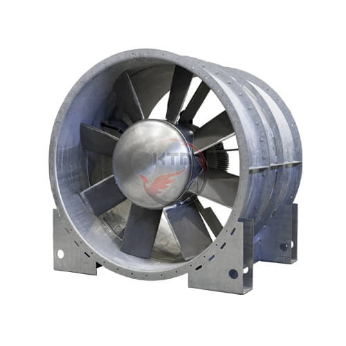 Industrial Axial Fan Flow - Color: Silver