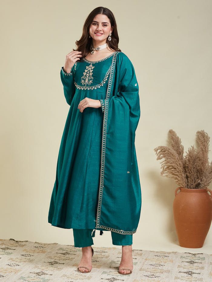 Ladies Designer Kurti - Color: Green