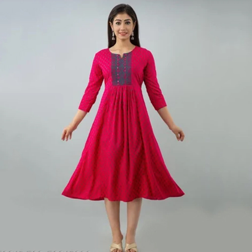 Anarkali Kurtis - Color: Different Available