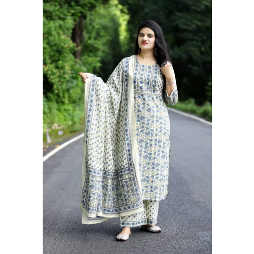 Ladies Stitched Palazzo Suit