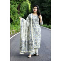 Ladies Stitched Palazzo Suit