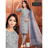 Printed Cotton Suit