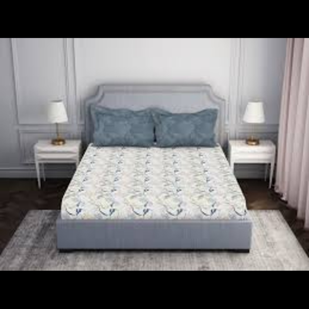 100% Cotton Printed Bedsheet - Density: 90*100 Kilogram Per Cubic Meter (Kg/m3)