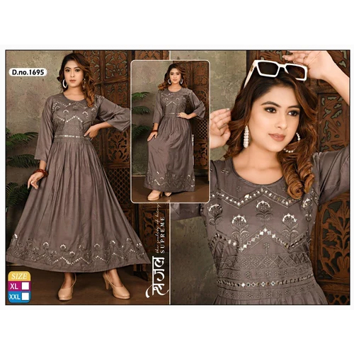 Ladies Long Anarkali Gown