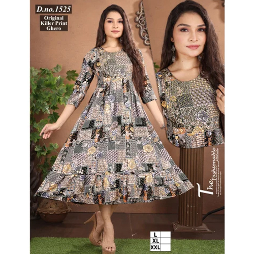 Ladies Long Gown