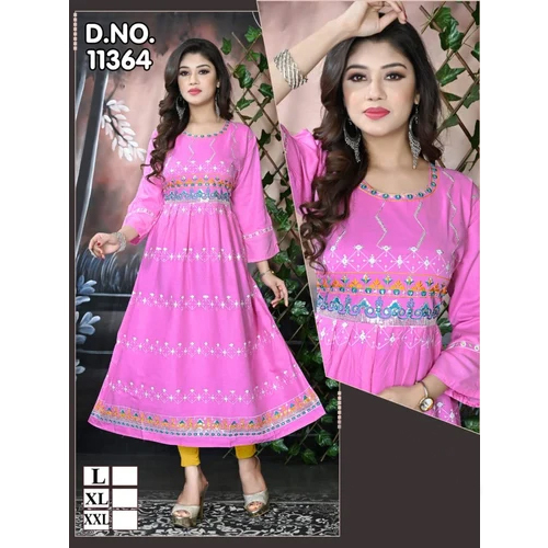 Ladies Cotton Long Gown