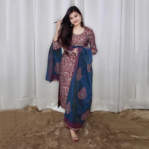 Ladies Kurti Pant With Dupatta