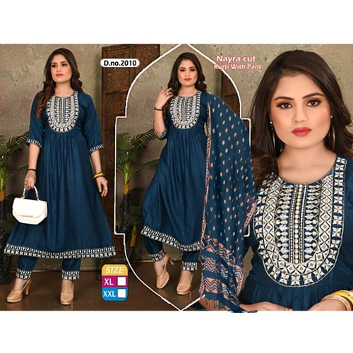 Nyra Cut Kurti With Pant Set
