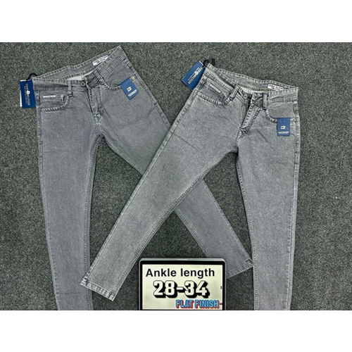 Mens Ankle Length Jeans - Color: Multicolor