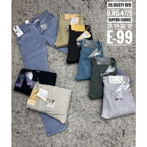Mens Plain Jeans