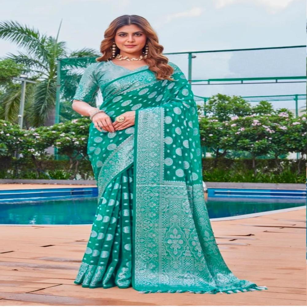 Premium Fancy Banarasi Saree for Ladies