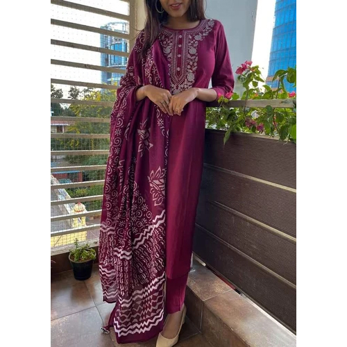Rayon Kurti With Pant