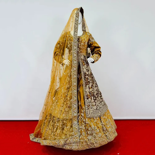Ladies Velvet Designer Lehenga Choli