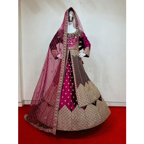 Designer Bridal Lehenga - Color: All Color