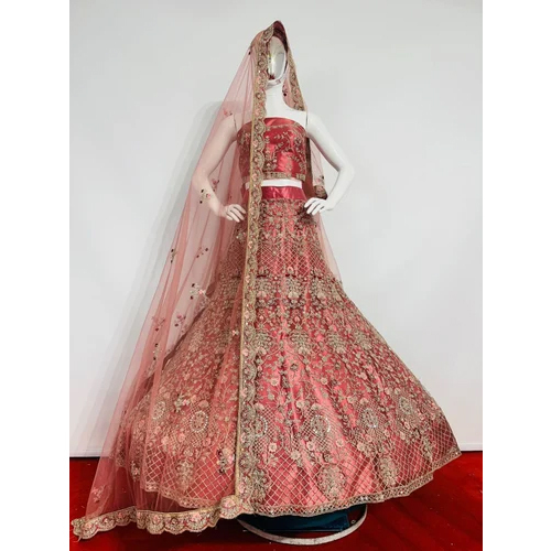 Ladies Mini Net Lehenga Choli - Color: All Color