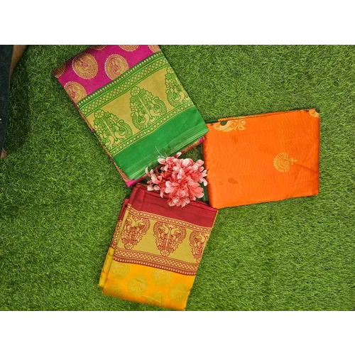 Hand Painted Bhagalpuri Silk Saree