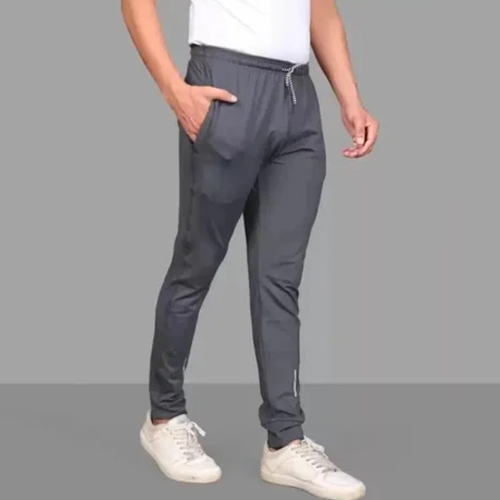 Men Plain Lycra Track Pants