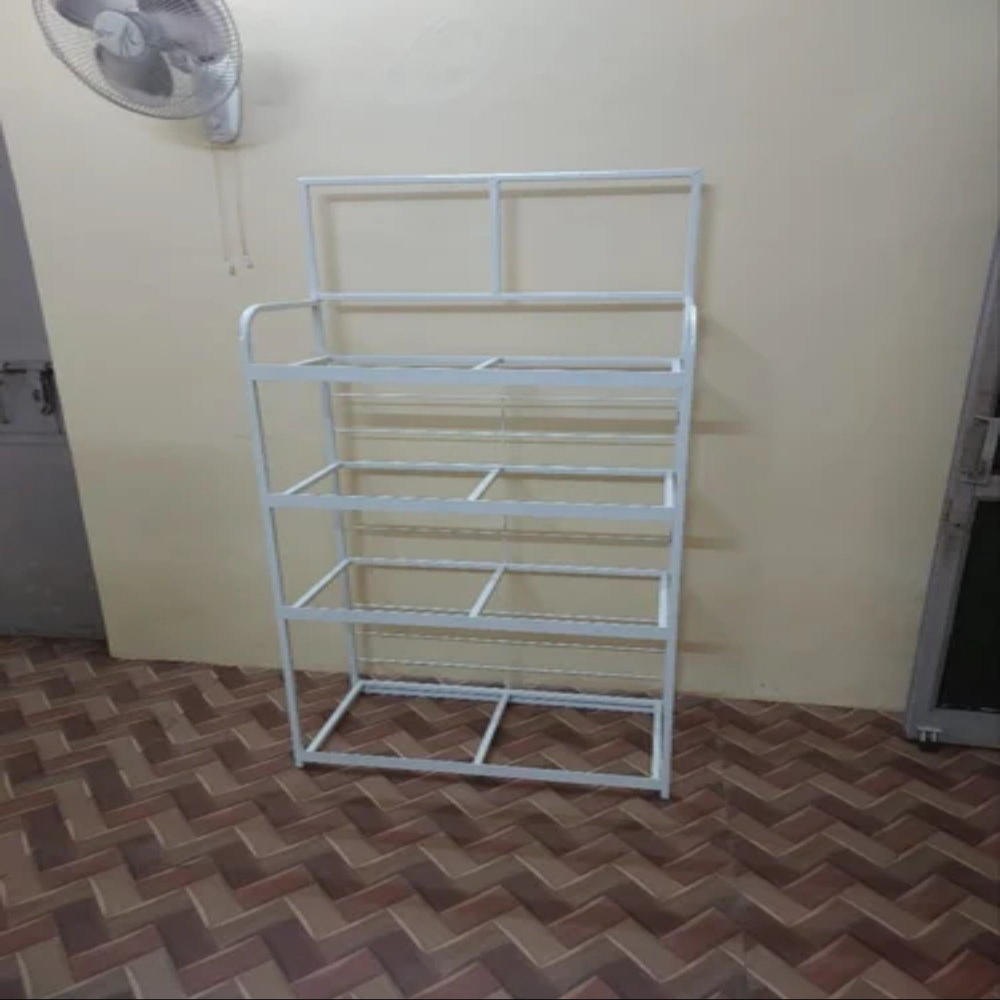 White Metal Rack